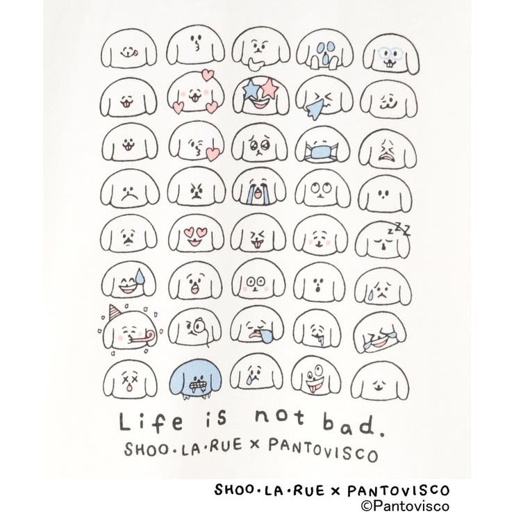 【パントビスコ／ぺろち】プリントTシャツ | SHOO・LA・RUE | 詳細画像8 