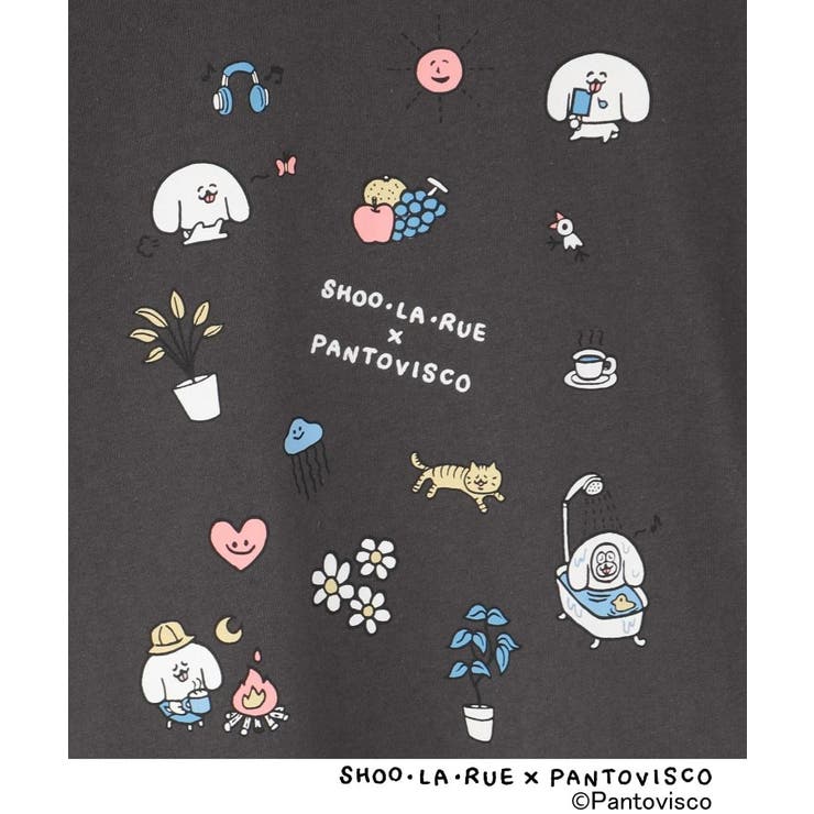 【パントビスコ／ぺろち】プリントTシャツ | SHOO・LA・RUE | 詳細画像10 
