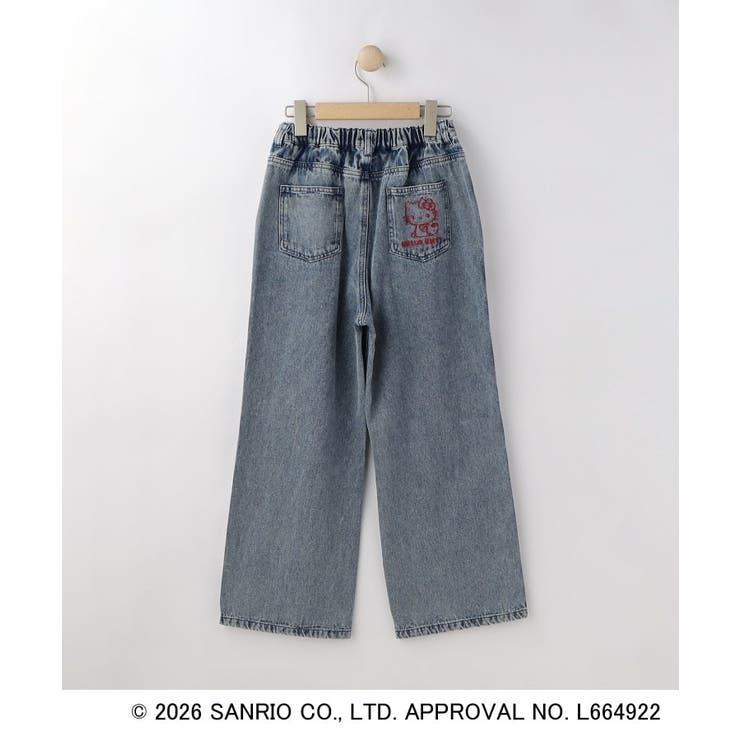 【サンリオキャラクターズ】ハローキティ刺繍デニム | SHOO・LA・RUE | 詳細画像2 