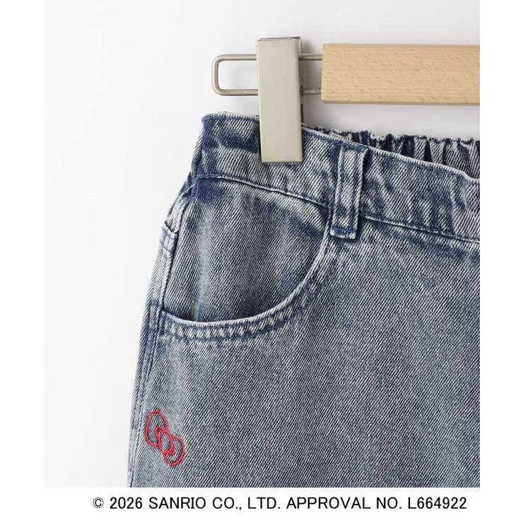 【サンリオキャラクターズ】ハローキティ刺繍デニム | SHOO・LA・RUE | 詳細画像4 