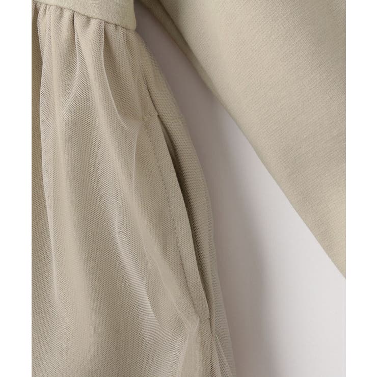 【110-140cm/プチセレ】チュールドッキングワンピース | SHOO・LA・RUE | 詳細画像6 