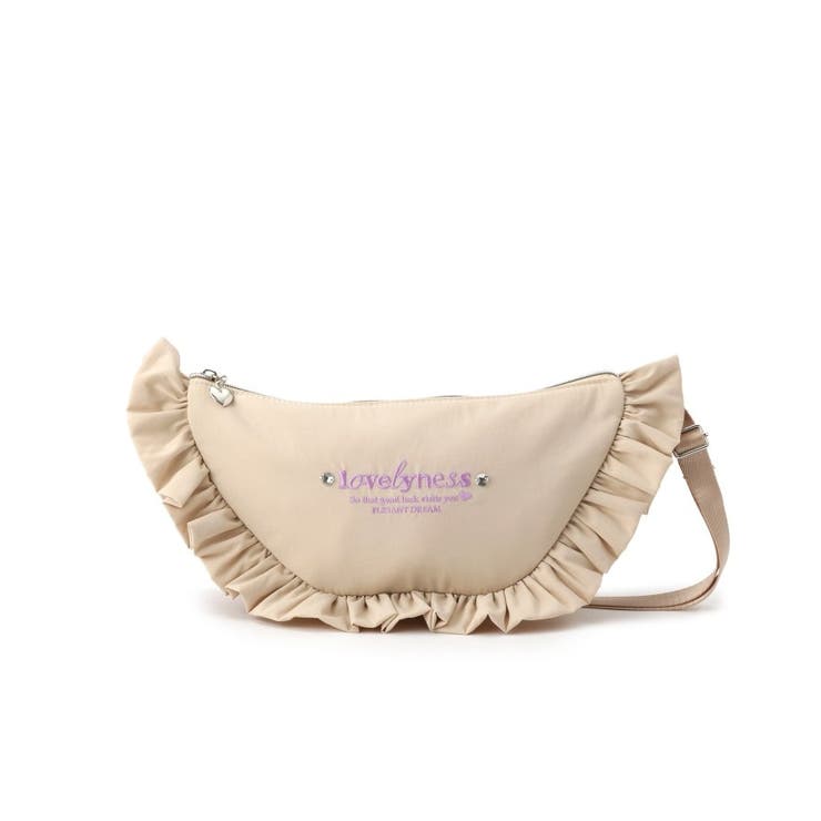 ライトベージュ(051) | フリルミニショルダー | SHOO・LA・RUE