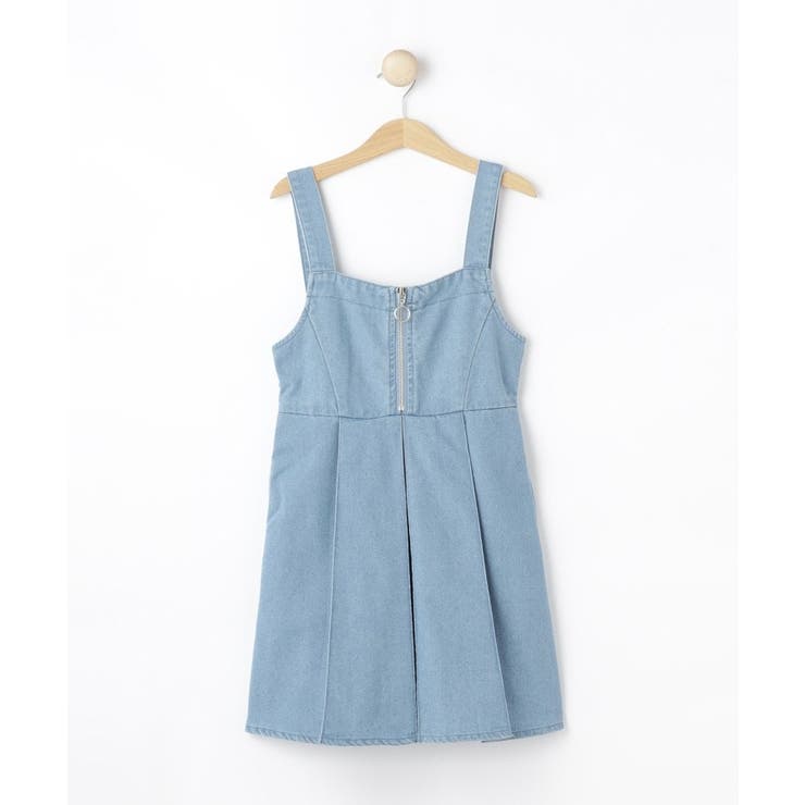 ブルー(691) | 【100-150cm】デニムジップジャンスカ | SHOO・LA・RUE
