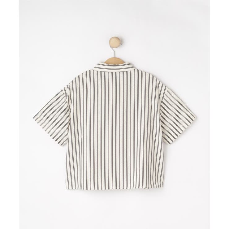 【セットアップ可能/親子リンク】サッカーストライプシャツ | SHOO・LA・RUE | 詳細画像3 