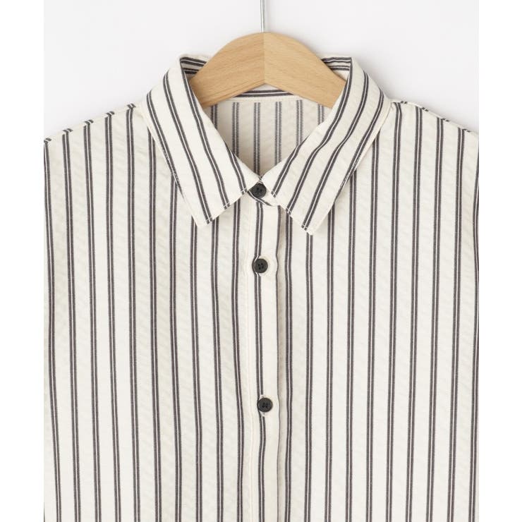 【セットアップ可能/親子リンク】サッカーストライプシャツ | SHOO・LA・RUE | 詳細画像4 