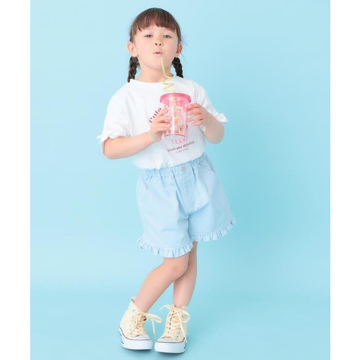 【100-150cm/洗濯機可】フリルショートパンツ | SHOO・LA・RUE | 詳細画像13 