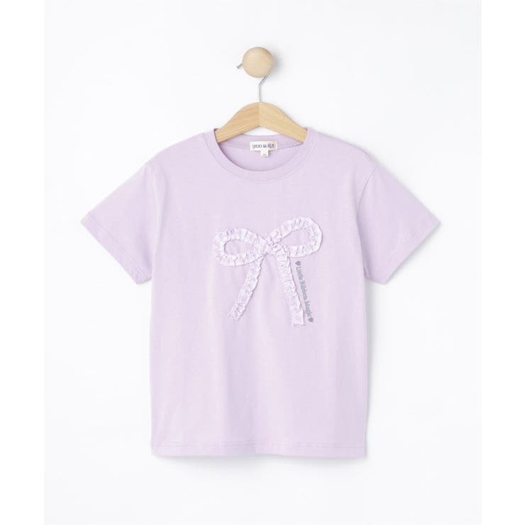 【100-150cm】ギンガムリボンTシャツ | SHOO・LA・RUE | 詳細画像2 