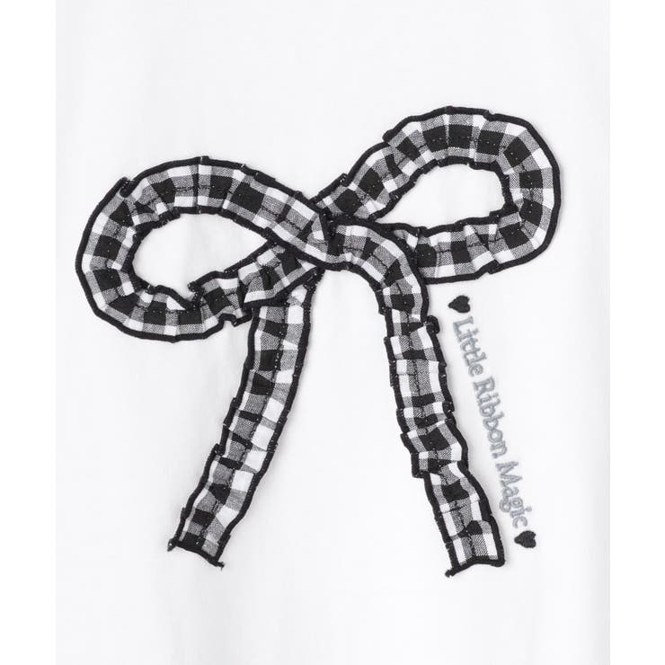 【100-150cm】ギンガムリボンTシャツ | SHOO・LA・RUE | 詳細画像8 