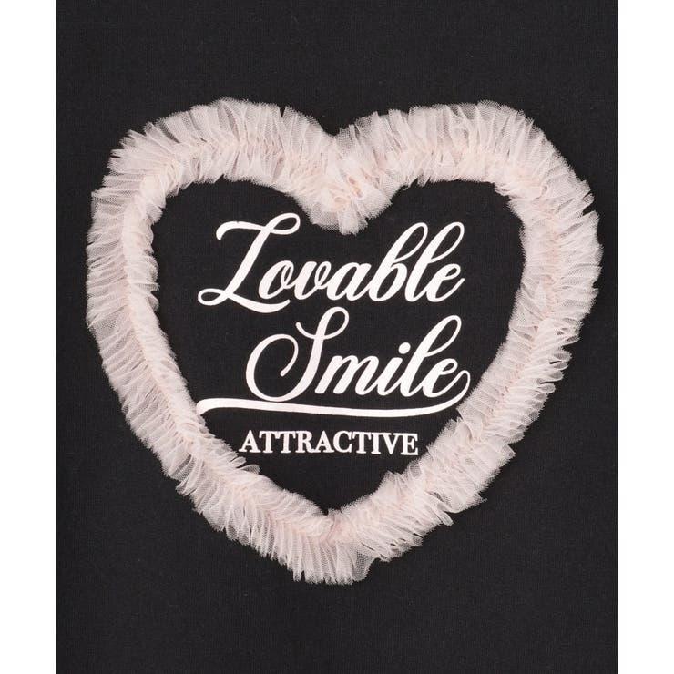 【100-150cm】ハートチュールＴシャツ | SHOO・LA・RUE | 詳細画像6 