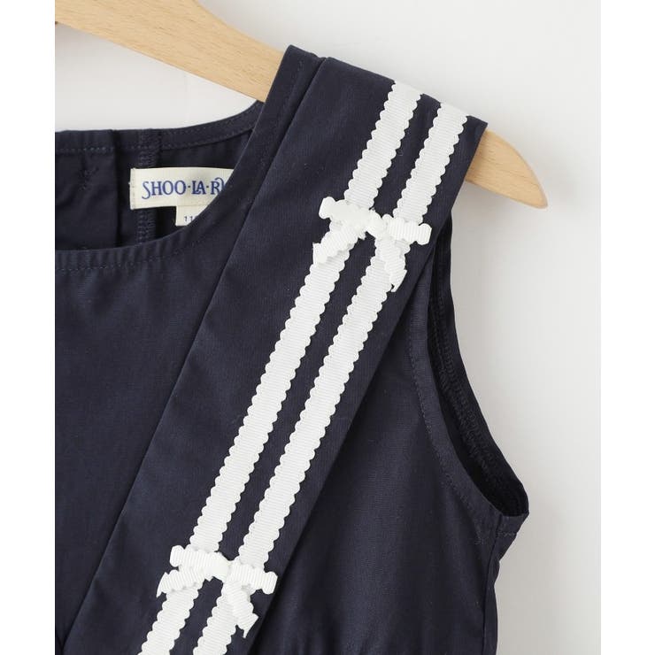 【100-130cm】チュール付きセーラーブラウス | SHOO・LA・RUE | 詳細画像5 