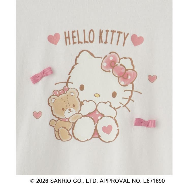 【サンリオキャラクターズ】フリルデザインTシャツ | SHOO・LA・RUE | 詳細画像7 