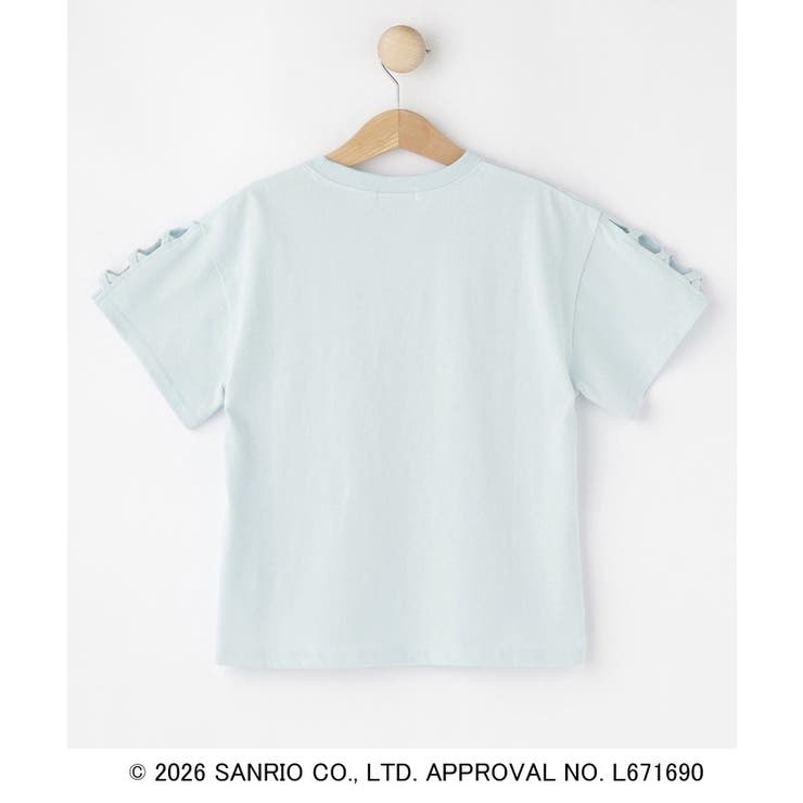 【サンリオキャラクターズ】レースアップデザインTシャツ | SHOO・LA・RUE | 詳細画像2 