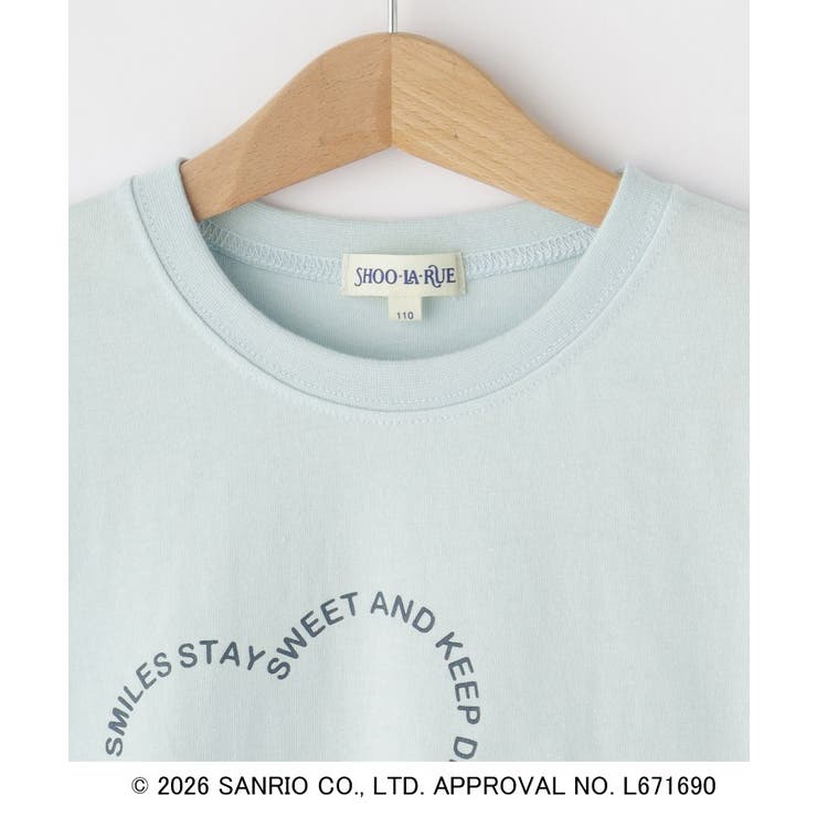 【サンリオキャラクターズ】レースアップデザインTシャツ | SHOO・LA・RUE | 詳細画像3 