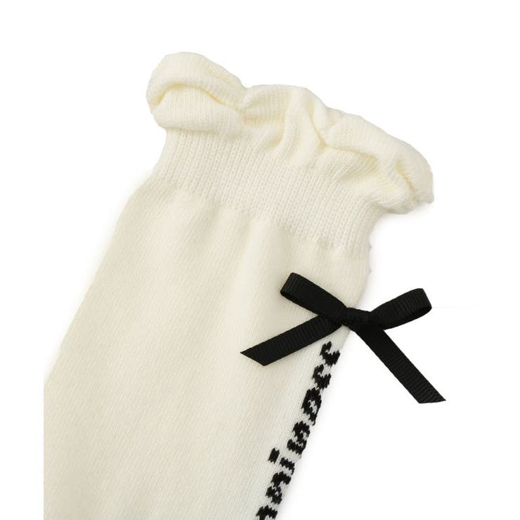 バックリボンロゴハイソックス | SHOO・LA・RUE | 詳細画像3 