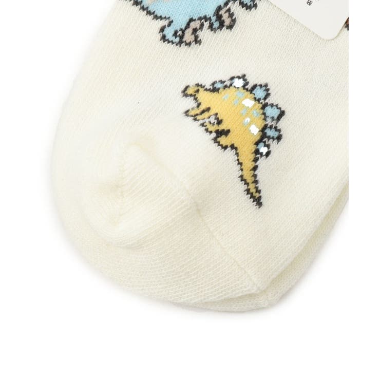 恐竜総柄クルー丈ソックス | SHOO・LA・RUE | 詳細画像4 