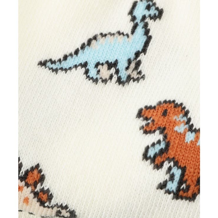 恐竜総柄クルー丈ソックス | SHOO・LA・RUE | 詳細画像5 