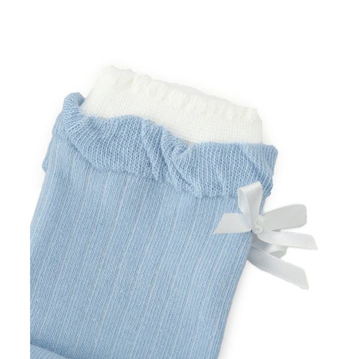 二重履き口バックリボンクルー丈ソックス | SHOO・LA・RUE | 詳細画像3 