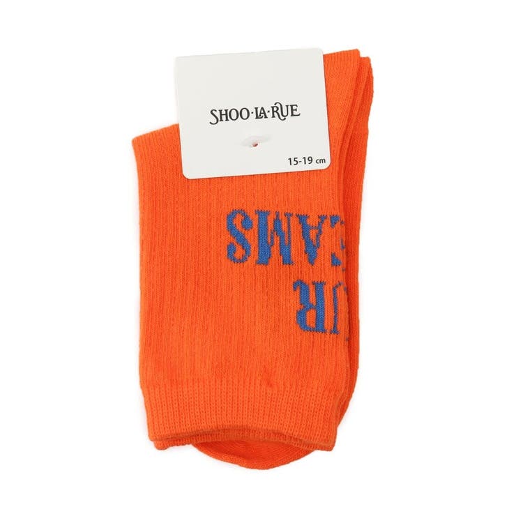 オレンジ(066) | バックロゴカラフルクルー丈ソックス | SHOO・LA・RUE