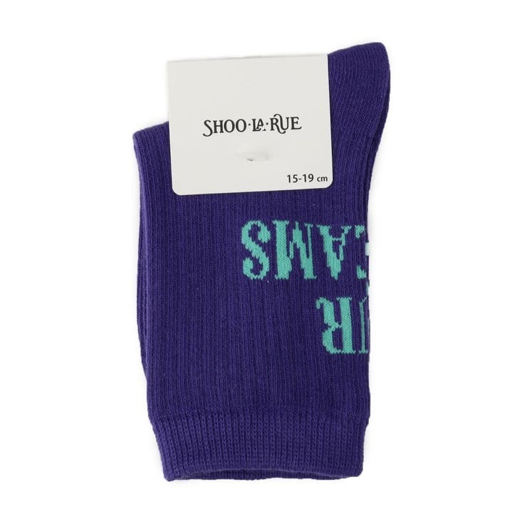 ネイビー(094) | バックロゴカラフルクルー丈ソックス | SHOO・LA・RUE