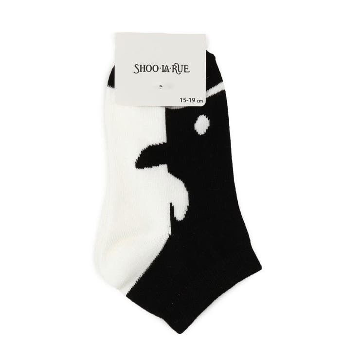 ブラック(019) | アニマルアンクル丈ソックス | SHOO・LA・RUE