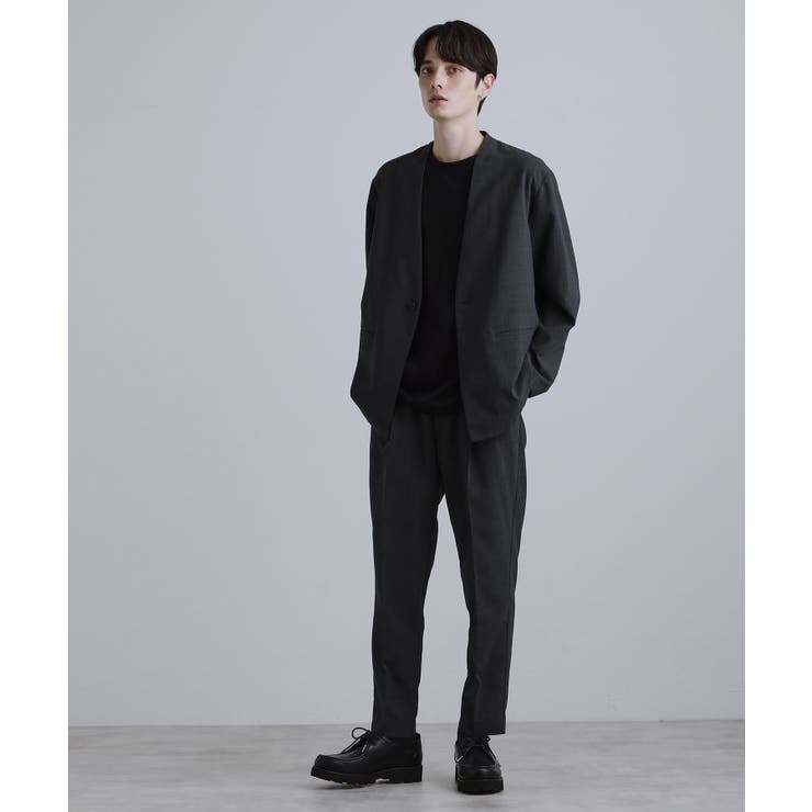 【2点セットジャケット＋パンツ】エアリードライノーカラージャケット＆スラックス | tk.TAKEO KIKUCHI | 詳細画像5 