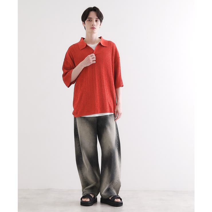 バレルシルエットパンツ（デニム＆カラーパンツ） | tk.TAKEO KIKUCHI | 詳細画像6 