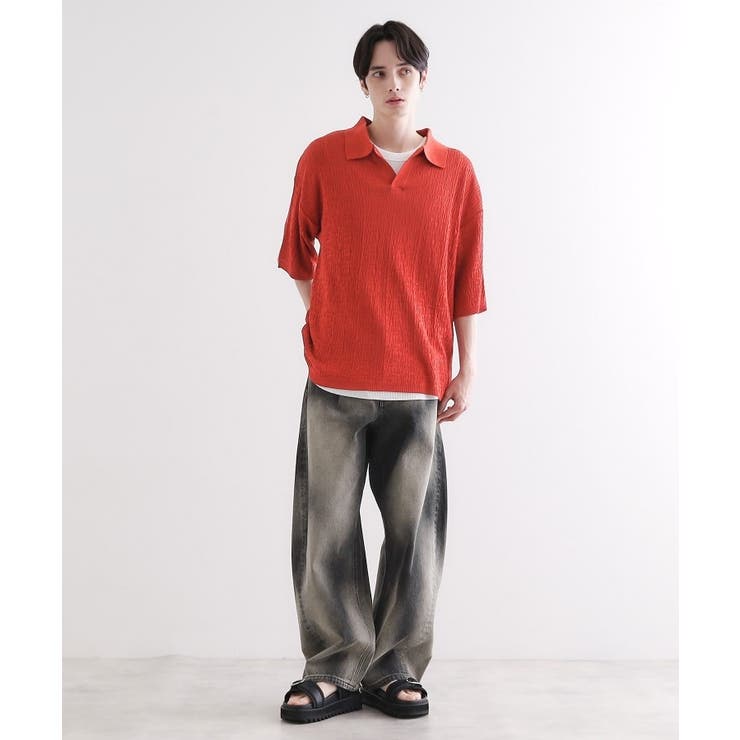 バレルシルエットパンツ（デニム＆カラーパンツ） | tk.TAKEO KIKUCHI | 詳細画像7 