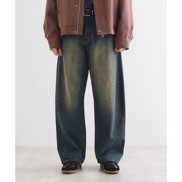 ブルー(093) | バレルシルエットパンツ（デニム＆カラーパンツ） | tk.TAKEO KIKUCHI