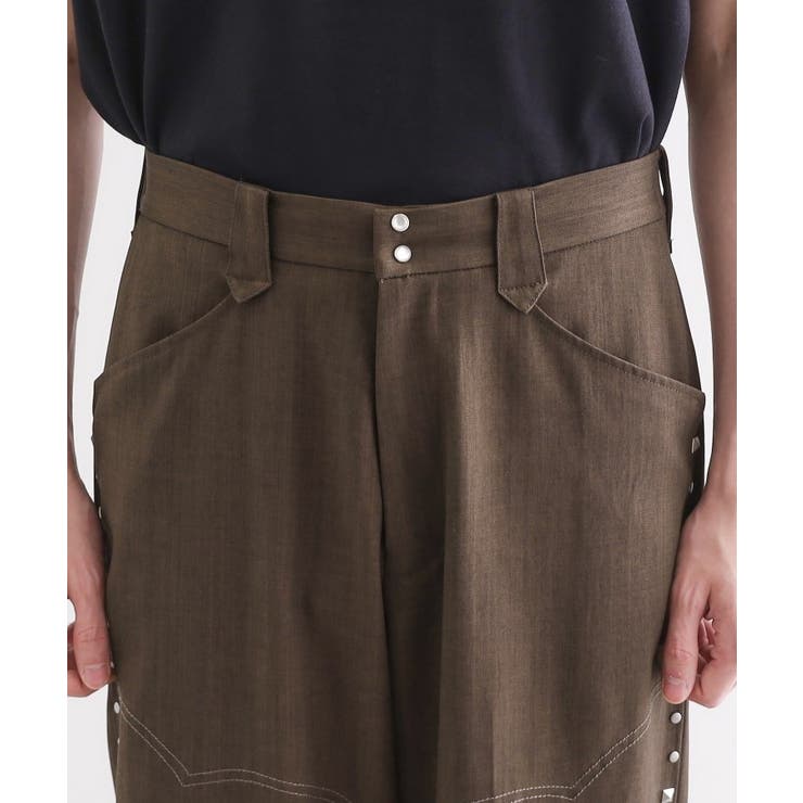 スタッズスラックス | tk.TAKEO KIKUCHI | 詳細画像18 