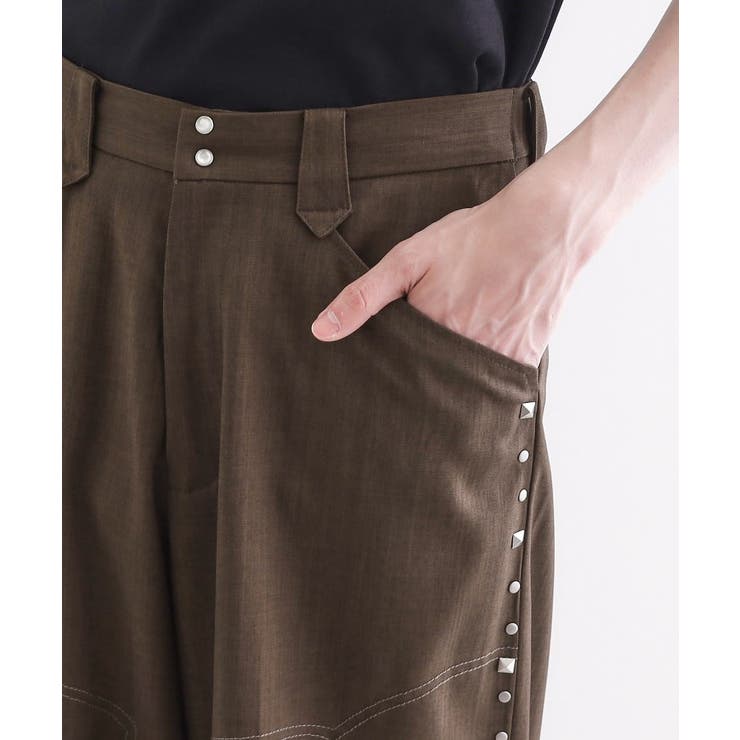 スタッズスラックス | tk.TAKEO KIKUCHI | 詳細画像20 