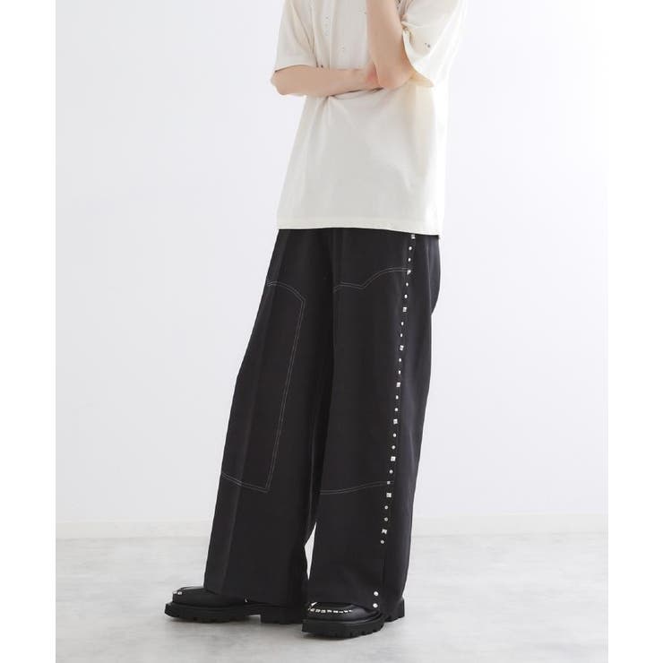 スタッズスラックス | tk.TAKEO KIKUCHI | 詳細画像6 