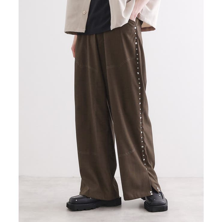 ブラウン(043) | スタッズスラックス | tk.TAKEO KIKUCHI