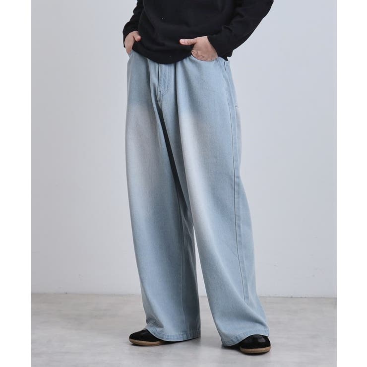 スーパーワイドバギーデニムパンツ | tk.TAKEO KIKUCHI | 詳細画像10 