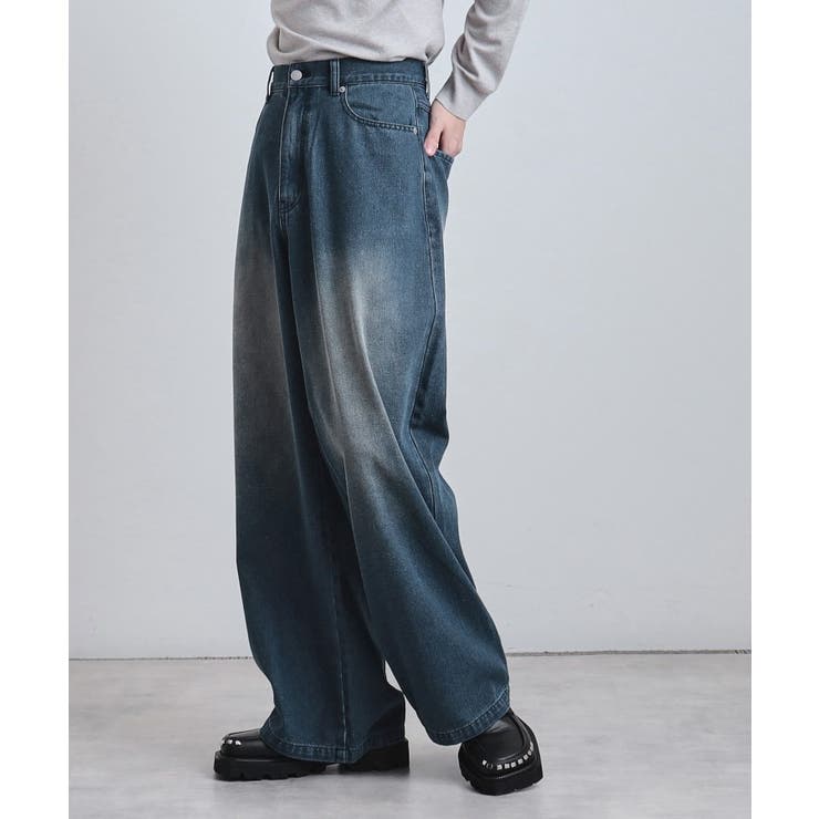 スーパーワイドバギーデニムパンツ | tk.TAKEO KIKUCHI | 詳細画像14 