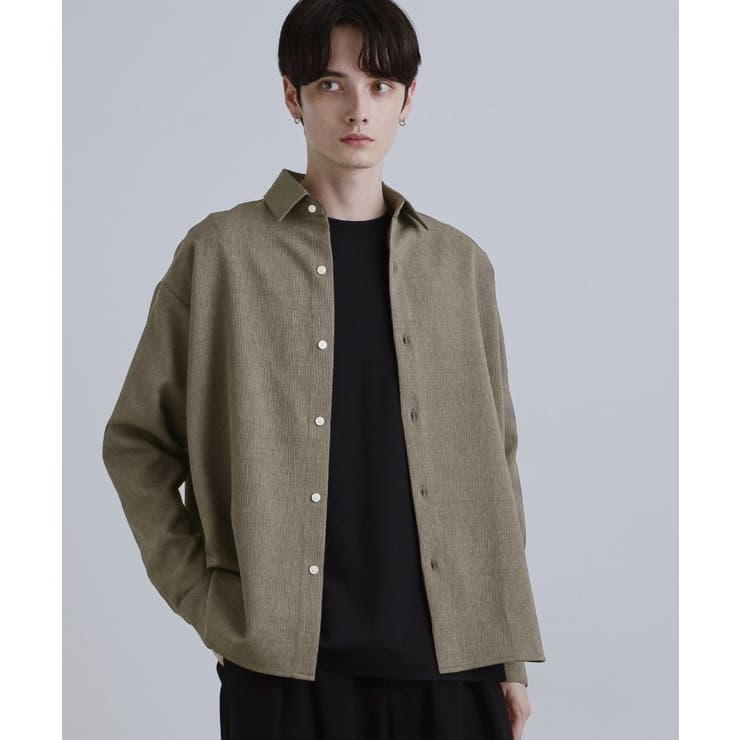 チャコールグレー(014) | テッククレープシャツ | tk.TAKEO KIKUCHI