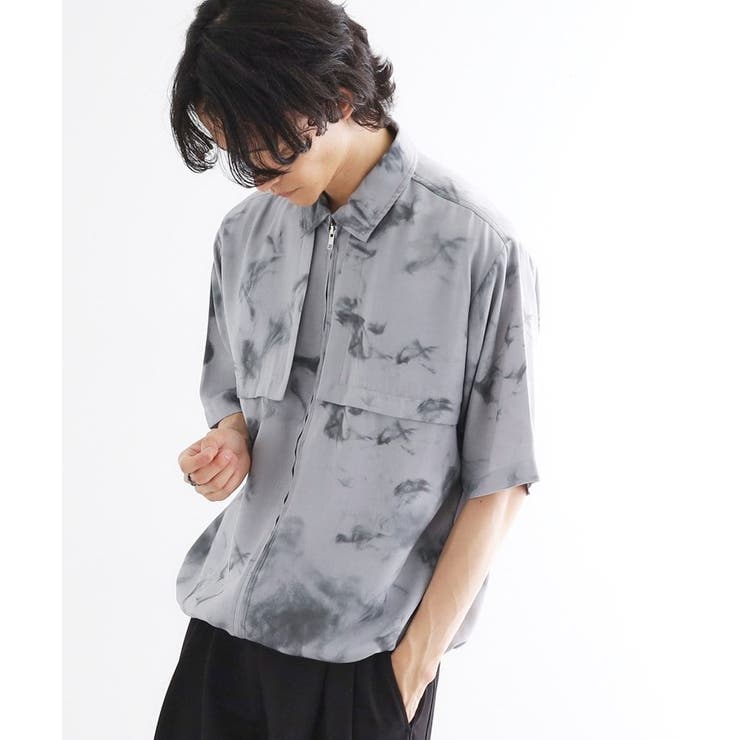 ブラープリントシャンブレーシャツアウター | tk.TAKEO KIKUCHI | 詳細画像6 