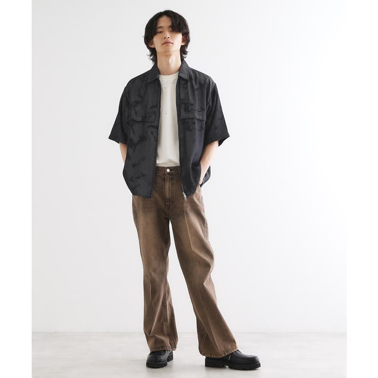 ブラープリントシャンブレーシャツアウター | tk.TAKEO KIKUCHI | 詳細画像9 