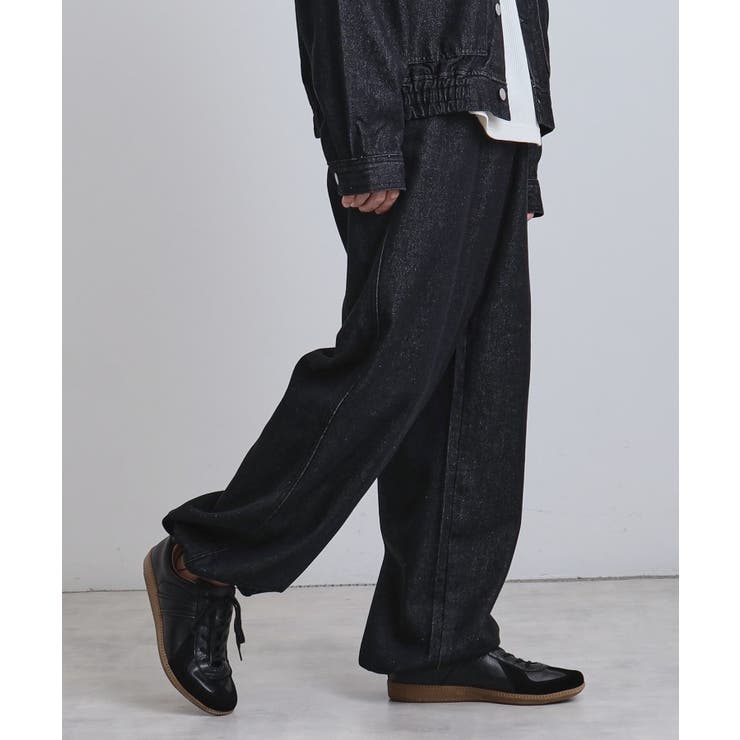 【上下2点セット】デニムブルゾン＋ワイドデニムパンツ | tk.TAKEO KIKUCHI | 詳細画像13 
