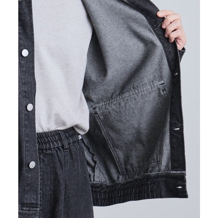 【上下2点セット】デニムブルゾン＋ワイドデニムパンツ | tk.TAKEO KIKUCHI | 詳細画像30 