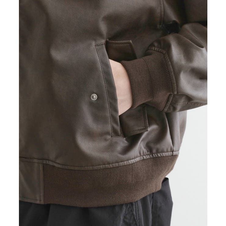 シンセティックレザー MA－1 | tk.TAKEO KIKUCHI | 詳細画像45 