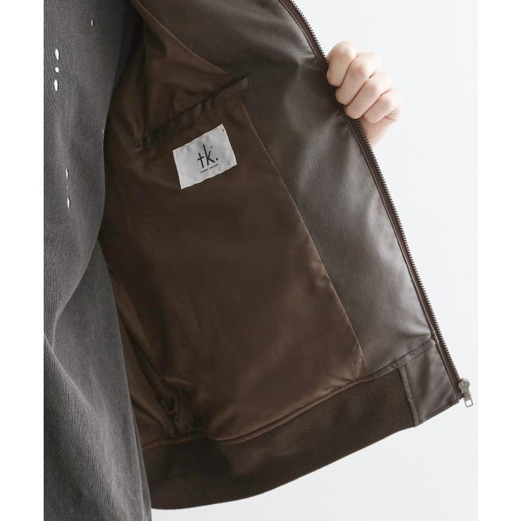 シンセティックレザー MA－1 | tk.TAKEO KIKUCHI | 詳細画像46 