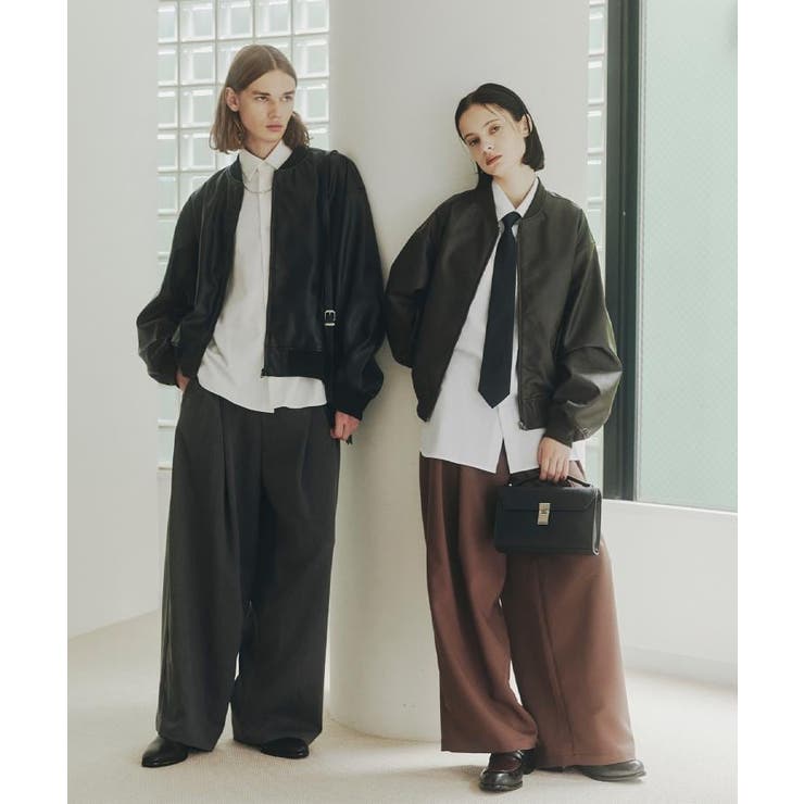 シンセティックレザー MA－1 | tk.TAKEO KIKUCHI | 詳細画像14 