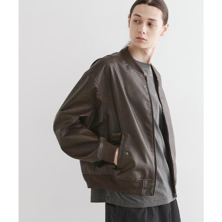 シンセティックレザー MA－1 | tk.TAKEO KIKUCHI | 詳細画像33 