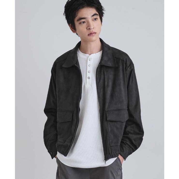 フェイクスエードシャツアウター | tk.TAKEO KIKUCHI | 詳細画像12 