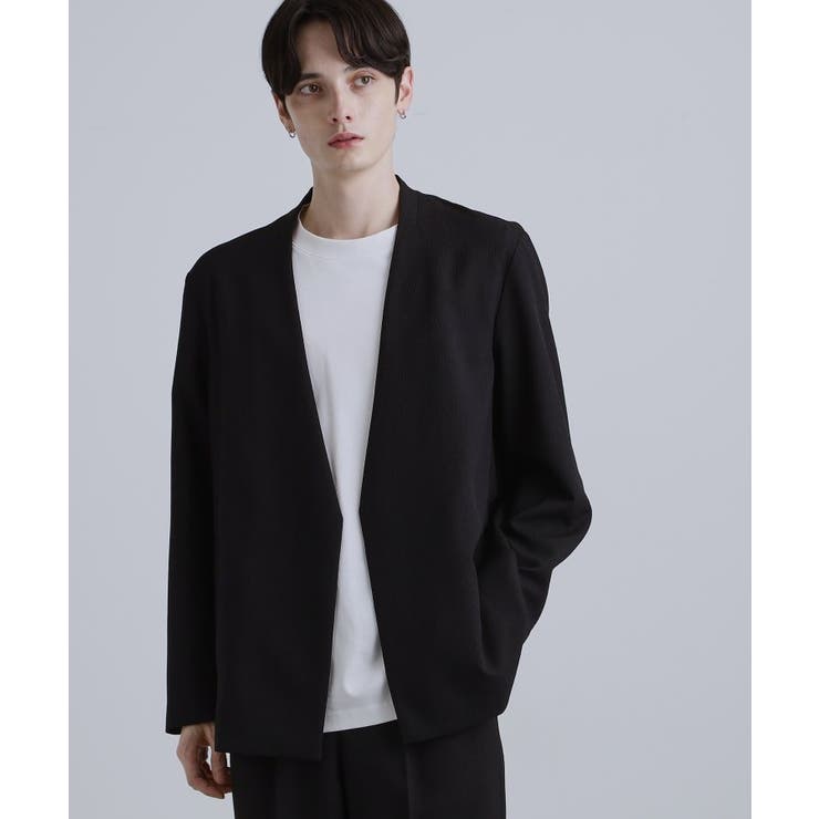 【セットアップ対応】テッククレープノーカラージャケット | tk.TAKEO KIKUCHI | 詳細画像6 