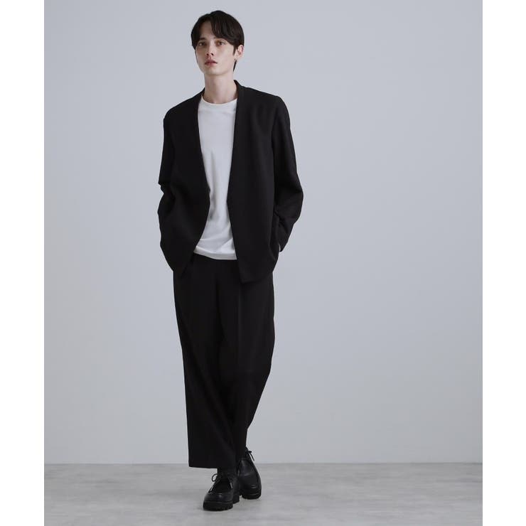 【セットアップ対応】テッククレープノーカラージャケット | tk.TAKEO KIKUCHI | 詳細画像8 