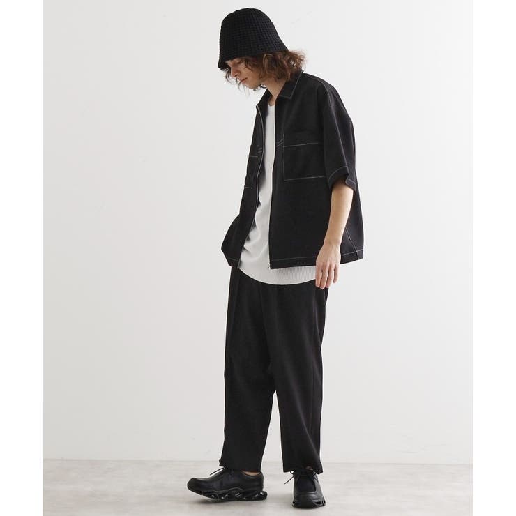 【セットアップ対応】テッククレープルーズテーパードパンツ | tk.TAKEO KIKUCHI | 詳細画像16 