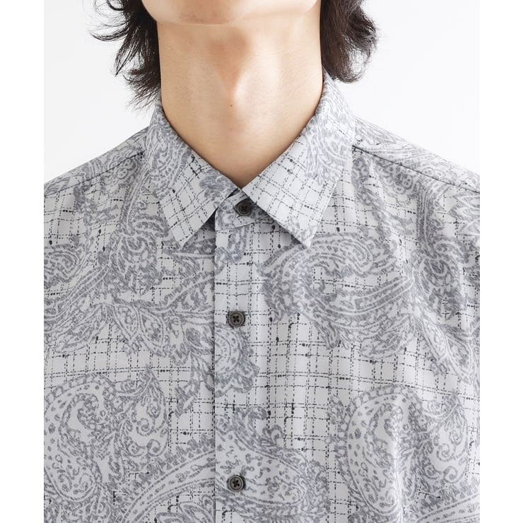 【ネクタイ付】チェックオンペイズリージャカードシャツ | tk.TAKEO KIKUCHI | 詳細画像20 