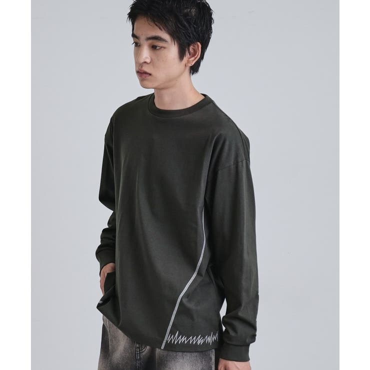 スミクロ(018) | デザインステッチTシャツ | tk.TAKEO KIKUCHI