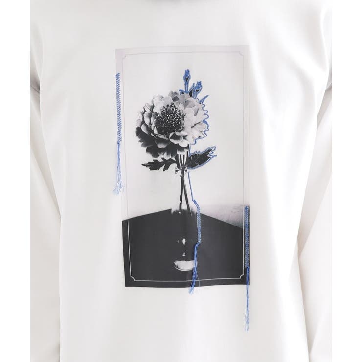フラワーフォトエンブロヘビーウェイトスムースTシャツ | tk.TAKEO KIKUCHI | 詳細画像16 